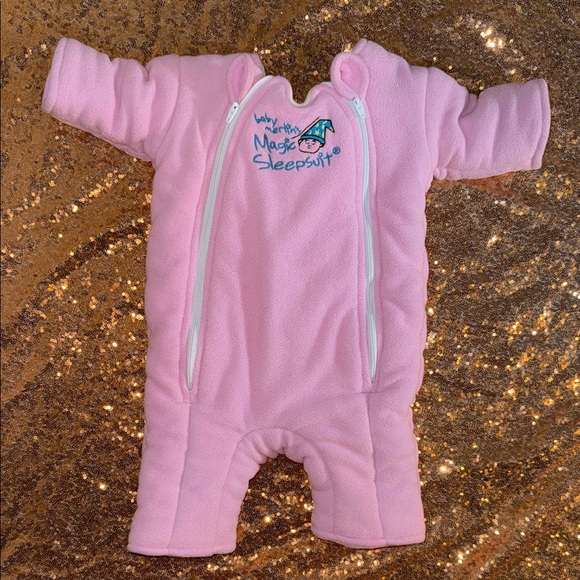 Baby Merlin Other - Baby Merlin's Magic Sleepsuit Pink Fleece One Piece